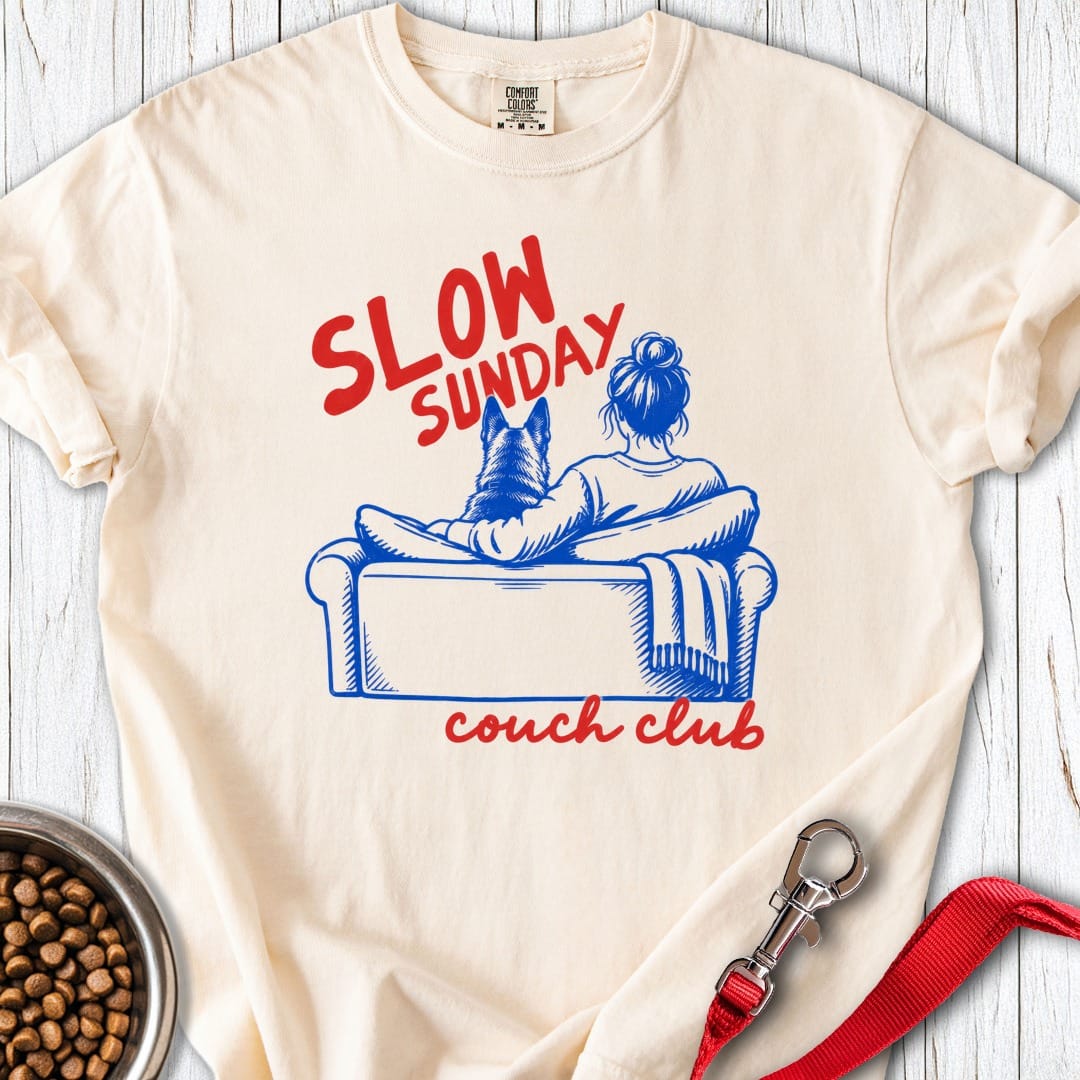 German Shepherd Couch Club Premium Tee Gift For Dog Lover