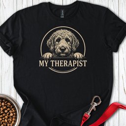 Golden Doodle Therapist T Shirt Gift For Dog Lover