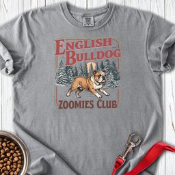 English Bulldog Zoomies Club Premium Tee Gift For Dog Lover