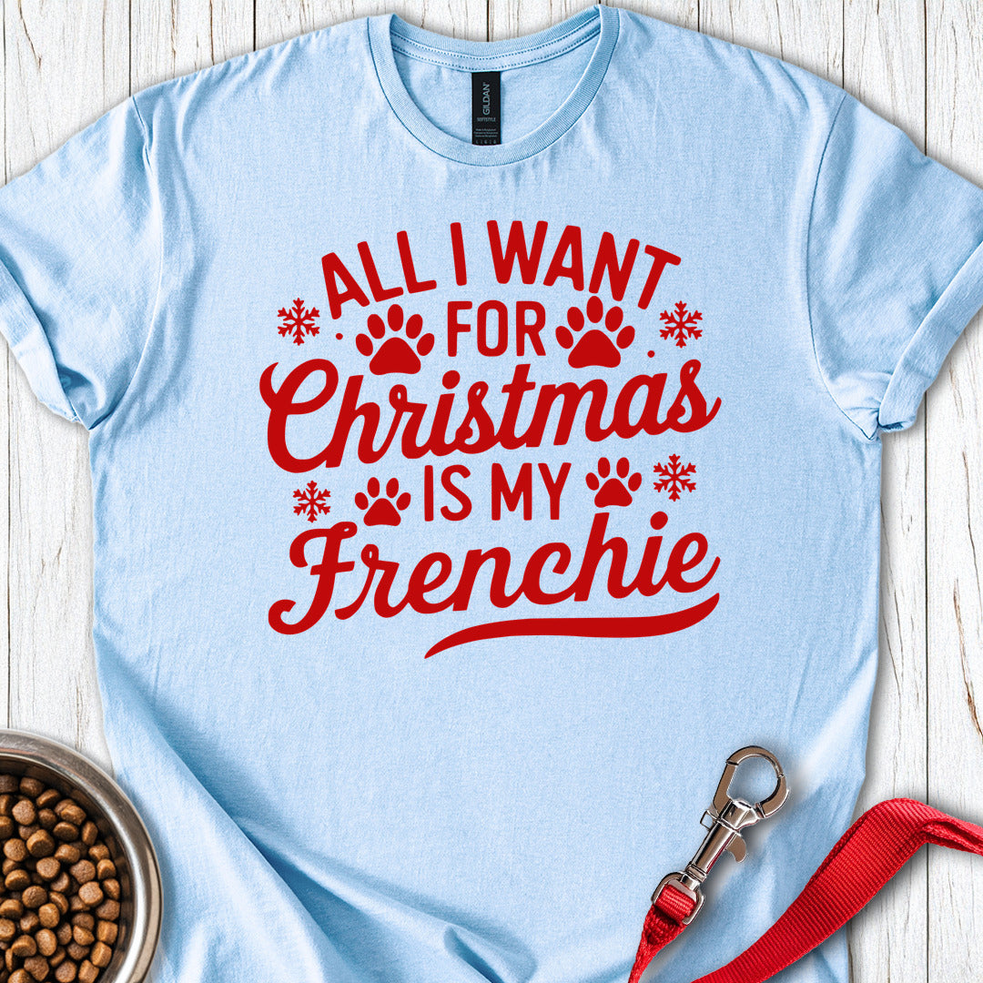 French Bulldog Christmas T Shirt Gift For Dog Lover