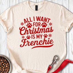 French Bulldog Christmas T Shirt Gift For Dog Lover