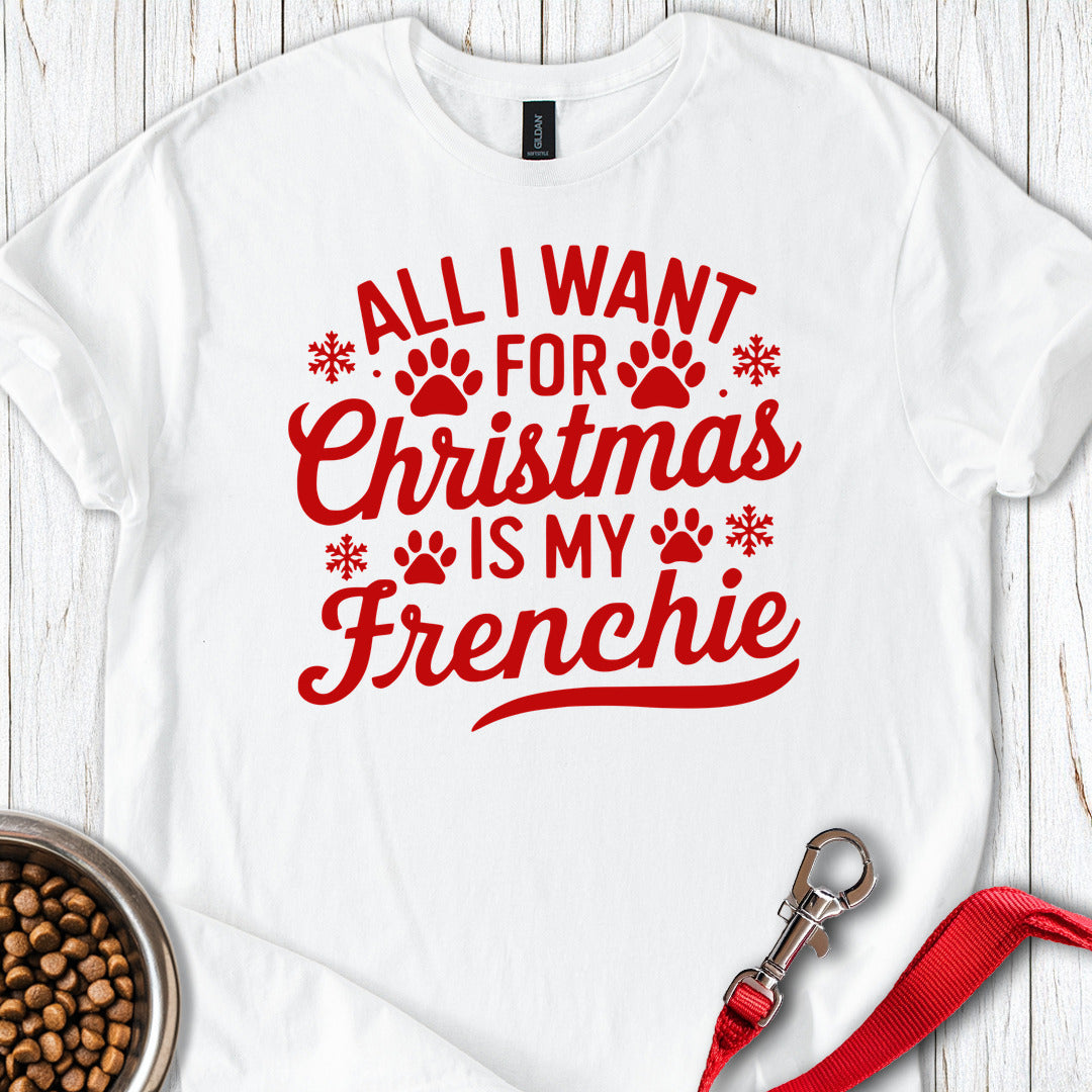 French Bulldog Christmas T Shirt Gift For Dog Lover