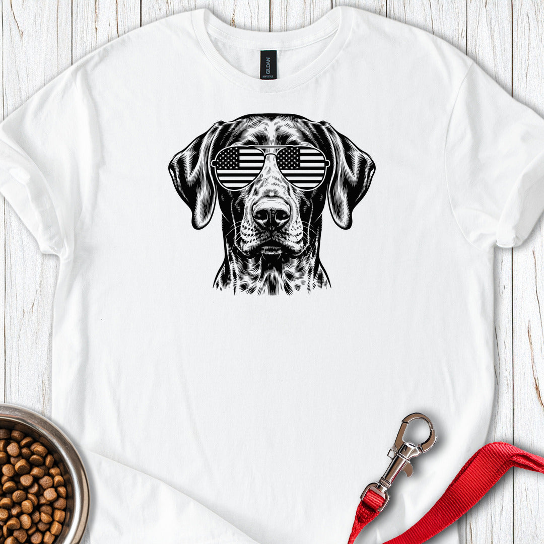 German Shorthaired Pointer USA T Shirt Gift For Dog Lover