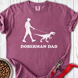 Doberman Dad Premium Tee Gift For Dad
