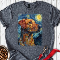 Fox Red Labrador Vincent Van Gogh T Shirt Gift For Dog Lover