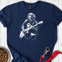 English Setter Guitar T Shirt Gift For Dog Lover
