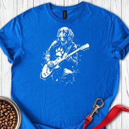 English Setter Guitar T Shirt Gift For Dog Lover
