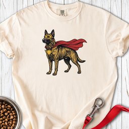 Dutch Shepherd Superhero Premium Tee Gift For Dog Lover