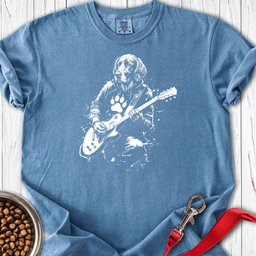English Setter Guitar Premium Tee Gift For Dog Lover
