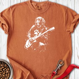 English Setter Guitar Premium Tee Gift For Dog Lover