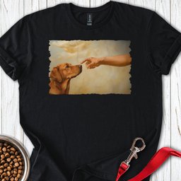 God Creates Fox Red Labrador T Shirt Gift For Dog Lover