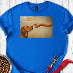 God Creates Fox Red Labrador T Shirt Gift For Dog Lover