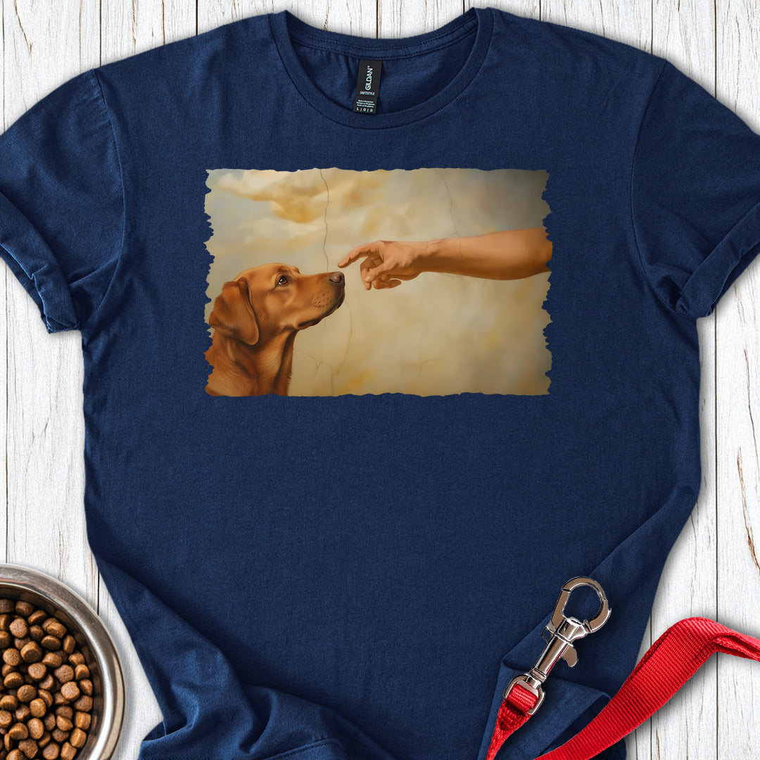 God Creates Fox Red Labrador T Shirt Gift For Dog Lover