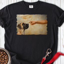 God Creates Fawn Great Dane Premium Tee Gift For Dog Lover