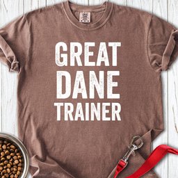 Great Dane Trainer Premium Tee Gift For Dog Lover