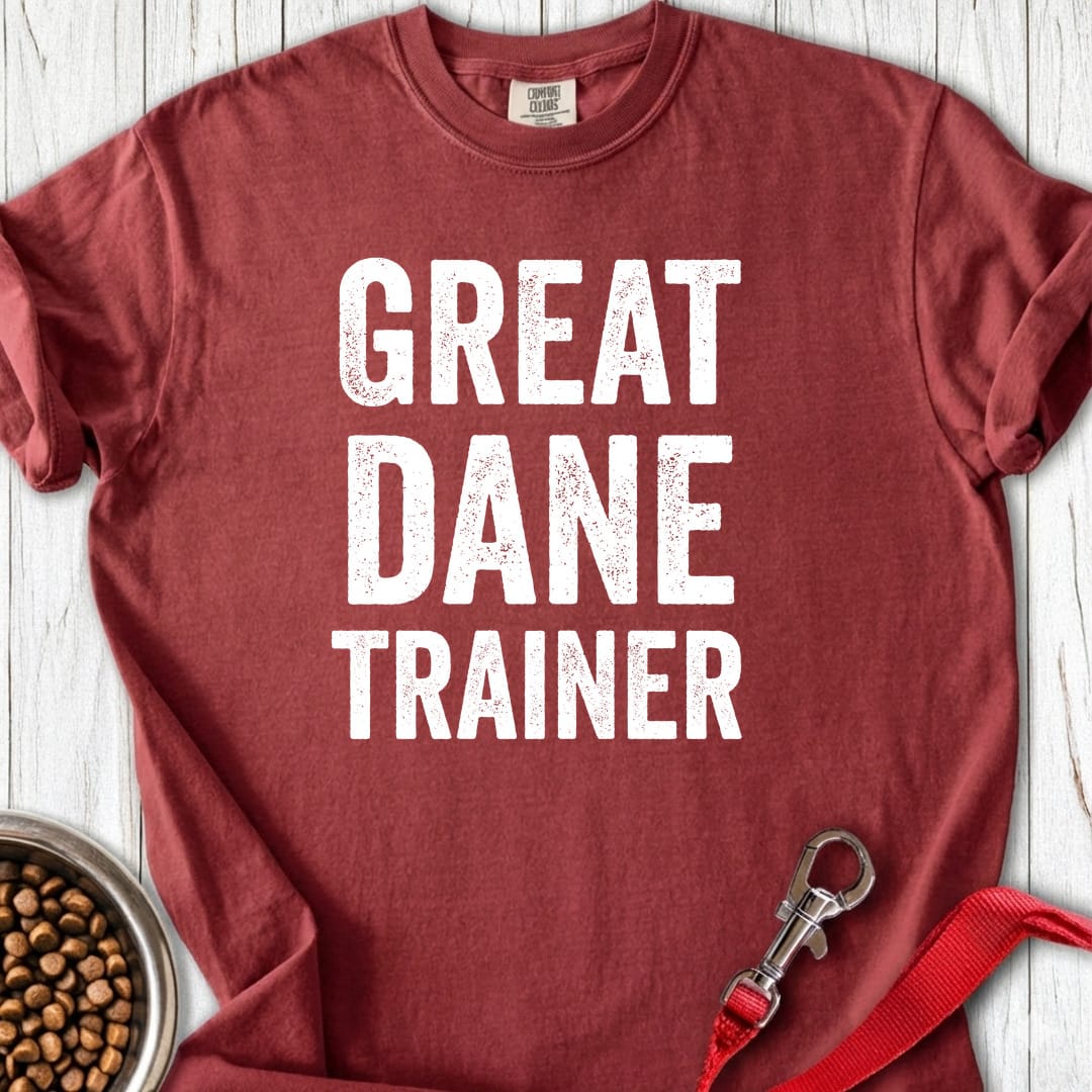 Great Dane Trainer Premium Tee Gift For Dog Lover