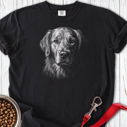 Golden Retriever Engraved Premium Tee Gift For Dog Lover