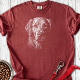 Golden Retriever Engraved Premium Tee Gift For Dog Lover