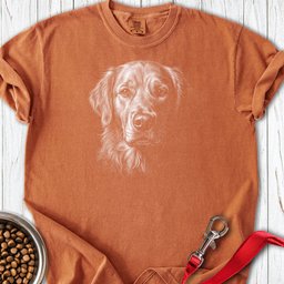 Golden Retriever Engraved Premium Tee Gift For Dog Lover