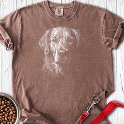 Golden Retriever Engraved Premium Tee Gift For Dog Lover