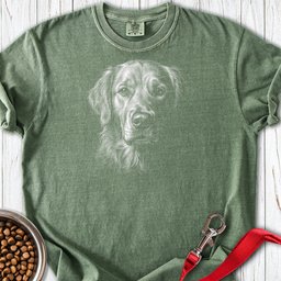 Golden Retriever Engraved Premium Tee Gift For Dog Lover