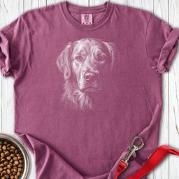 Golden Retriever Engraved Premium Tee Gift For Dog Lover