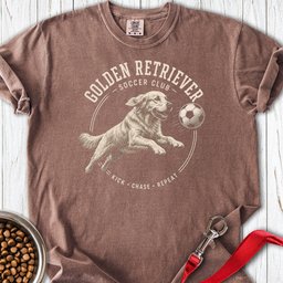 Golden Retriever Soccer Club Premium Tee Gift For Dog Lover