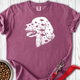 English Setter Flowers Premium Tee Gift For Dog Lover
