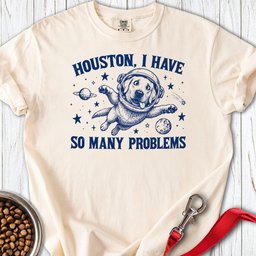 Houston I Have So Many Problems Labrador Premium Tee Gift For Dog Lover
