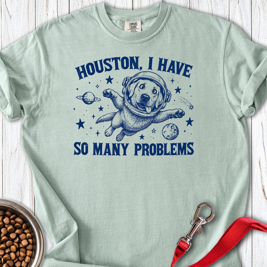 Houston I Have So Many Problems Labrador Premium Tee Gift For Dog Lover