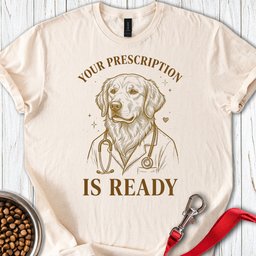 Golden Retriever Therapy T Shirt Gift For Dog Lover