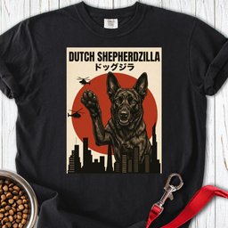 Dutch Shepherdzilla Premium Tee Gift For Dog Lover