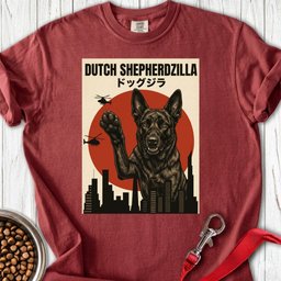 Dutch Shepherdzilla Premium Tee Gift For Dog Lover