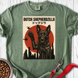 Dutch Shepherdzilla Premium Tee Gift For Dog Lover