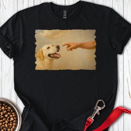 Gods Creates Yellow Lab T Shirt Gift For Dog Lover