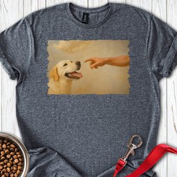 Gods Creates Yellow Lab T Shirt Gift For Dog Lover