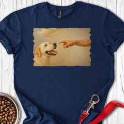 Gods Creates Yellow Lab T Shirt Gift For Dog Lover