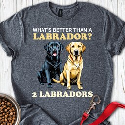 Funny Yellow And Black Lab T Shirt Gift For Dog Lover