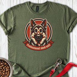 German Shepherd Shed Unit T Shirt Gift For Dog Lover