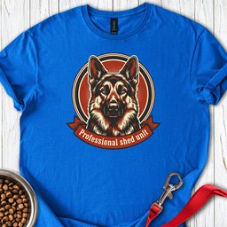 German Shepherd Shed Unit T Shirt Gift For Dog Lover