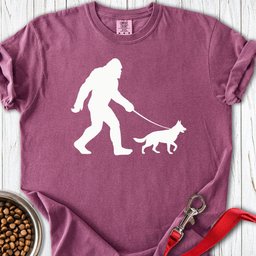 German Shepherd Bigfoot Premium Tee Gift For Dog Lover