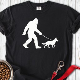 German Shepherd Bigfoot Premium Tee Gift For Dog Lover