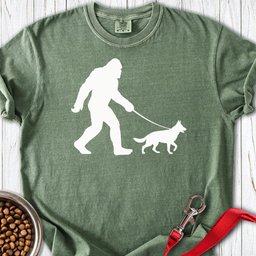 German Shepherd Bigfoot Premium Tee Gift For Dog Lover