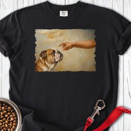 God Creates English Bulldog Premium Tee Gift For Dog Lover