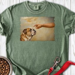 God Creates English Bulldog Premium Tee Gift For Dog Lover