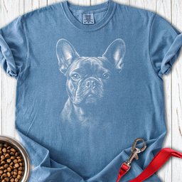 French Bulldog Engraved Premium Tee Gift For Dog Lover