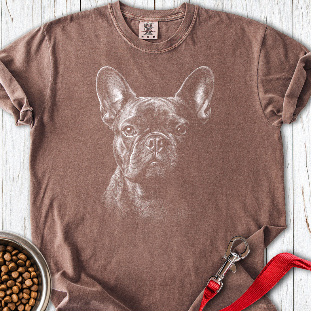 French Bulldog Engraved Premium Tee Gift For Dog Lover
