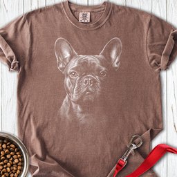 French Bulldog Engraved Premium Tee Gift For Dog Lover