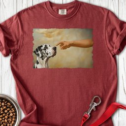 God Creates Harlequin Great Dane Premium Tee Gift For Dog Lover
