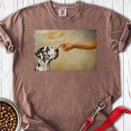 God Creates Harlequin Great Dane Premium Tee Gift For Dog Lover
